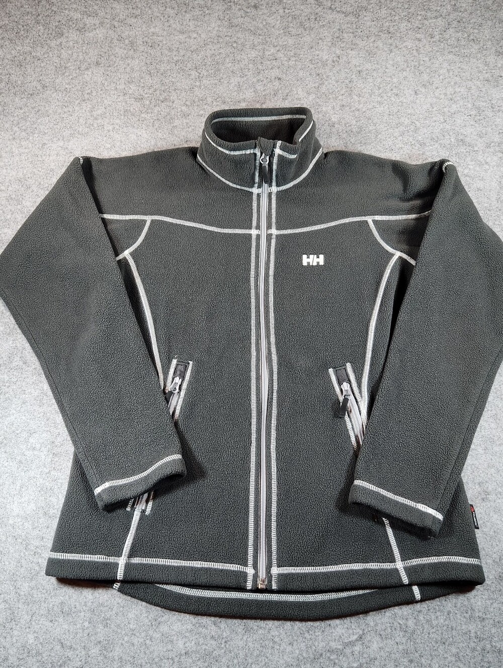 Helly Hansen Women's Grey Fleece Zip Jacket Small
